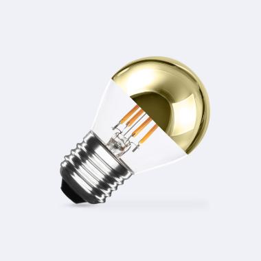 LED-Glühbirne Filament E27 4W 400 lm G45 Gold Reflect