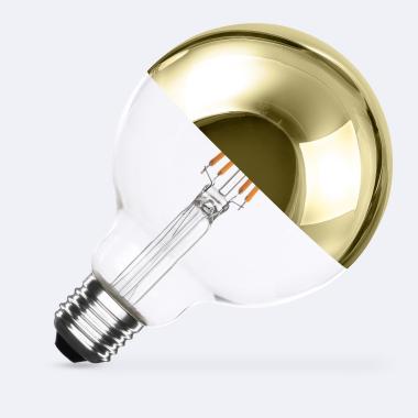 LED Filamentní Žárovka E27 6W 600 lm G95 Gold Reflect
