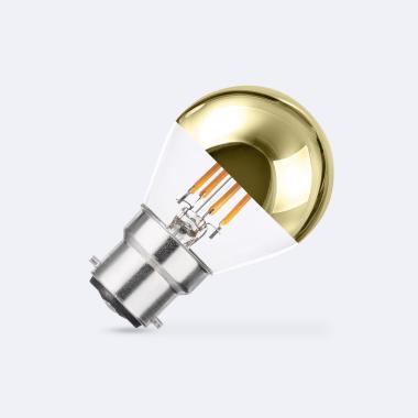 LED Filamntní Žárovka B22 4W 400 lm G45 Gold Reflect