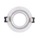 Product van De kantelbare cirkelvormige downlight ring voor LED GU10 / GU5.3 zaagmaat Ø 75 mm