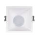 Product van Downlight Vierkant GU10 6W Zaagmaat 85x85 mm Laag URG PC 