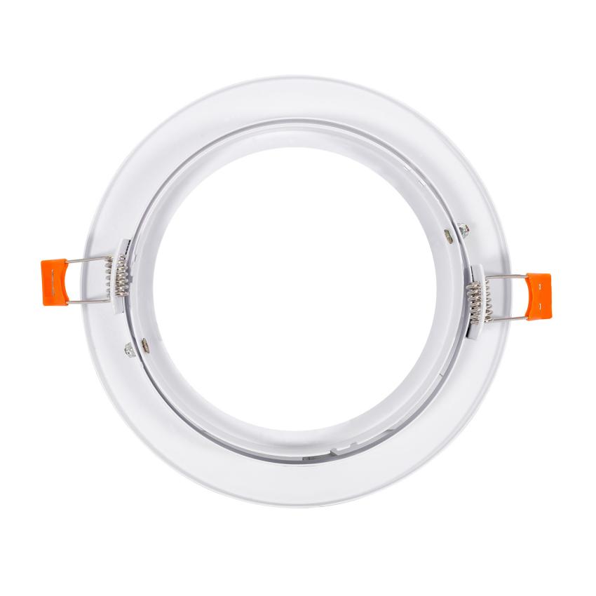 Product van Downlight Ring Inbouw Rond Richtbaar  voor LED lamp GU10 AR111 Zaagmaat Ø 120 mm