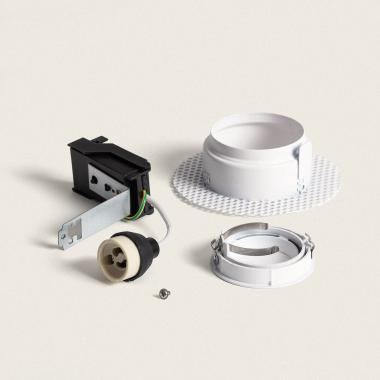 Produkt von Downlight-Ring Einbau Gips/Gipsplatten Rund für LED Glühbirne GU10 Schnitt Ø 80 mm Trimless