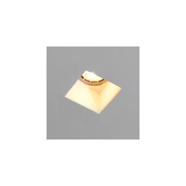 Prodotto da Portafaretto Downlight Integrazione Cartongesso Quadrato per Lampadina LED GU10 / GU5.3 Foro 83x83 mm UGR17