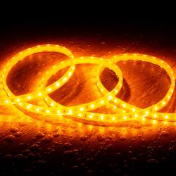 Product Striscia LED 220V SMD2835 60LED/m Arancione IP65 Larghezza 12mm Taglio 100cm 