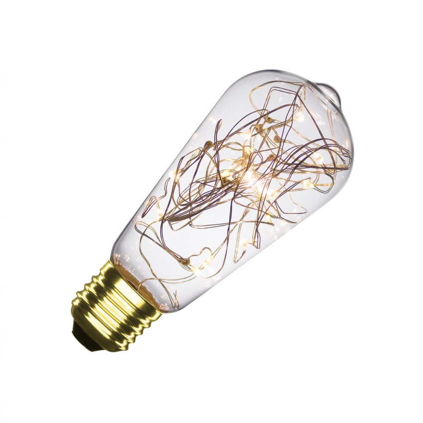 LED-Glühbirne Filament E27 1.5W 80 lm ST64