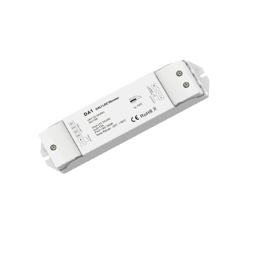 Treiber Dimmbar DALI für Einfarbige LED-Streifen kompatibel mit Schalter