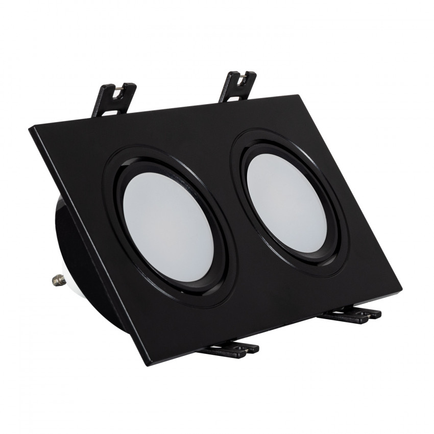 Downlight Eckig Schwenkbar GU10 6W Schnitt 75x150 mm PC