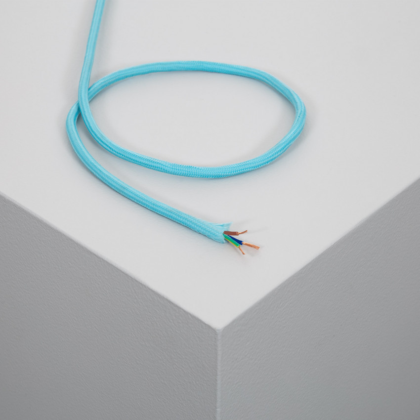 Cable Textil Azul