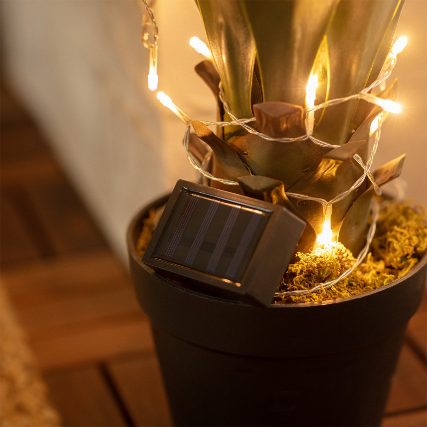 Guirnalda LED Solar Lilac