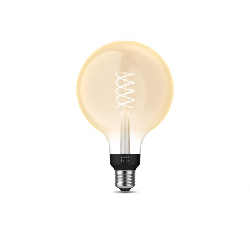 LED-Glühbirne Filament E27 7W 550 lm G125 PHILIPS Hue White