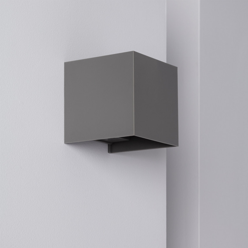 LED Wandleuchte New Eros 6W Grau Doppelseitige Beleuchtung