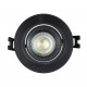 Aro Downlight Circular Basculante para Bombilla LED GU10 Corte Ø75 mm