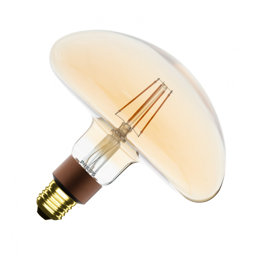 LED-Glühbirne E27 Dimmbar Filament Gold Classic PHILIPS Mushroom G202 5W