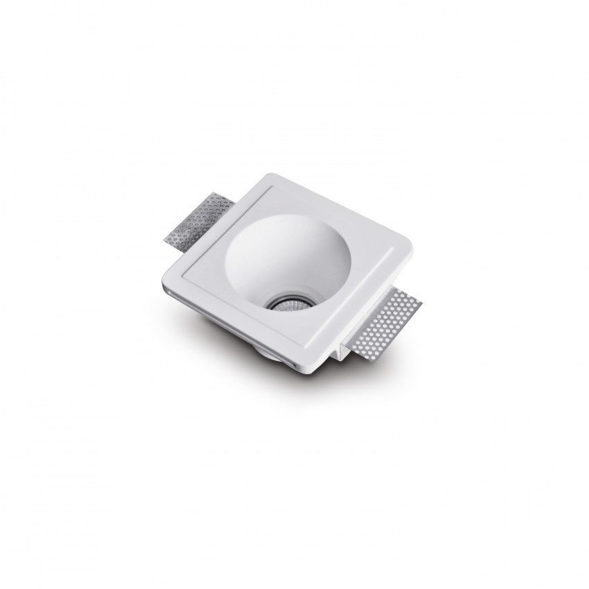 LED-Downlightring für Gips/Gipsplatten Integration für Glühbirne GU10 / GU5.3 Schnitt 153x153 mm UGR17