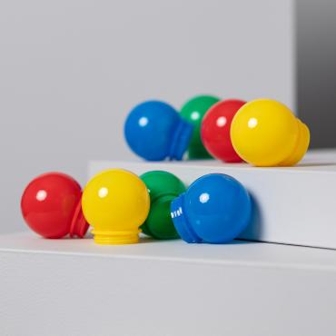 Ersatzkugeln für Multicolour Girlande 8 Stück - Mehrfarbig