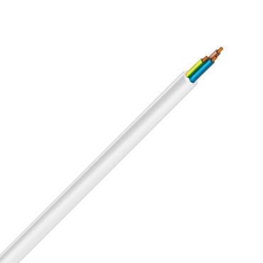 Kabel Flexibel Innen 3 x 1.5mm² Weiss Rv-k - Weiß