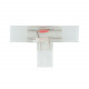 Conector Tipo T Tira LED SMD5050 Monocolor 220V AC 
