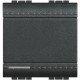 Mecanismo Interruptor Pulsador Símbolo Campana 2 Módulos Borne Auto 10A 250V AC BTicino Living Light L4001M2A