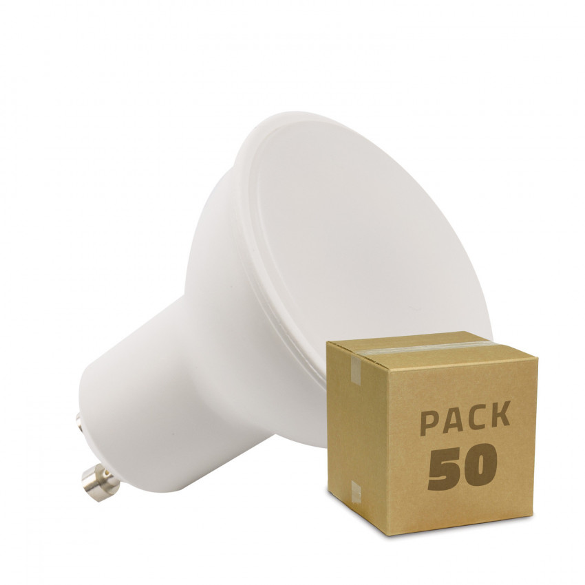 50er Pack LED-Leuchten GU10 S11 120º 7W Kaltes Weiss