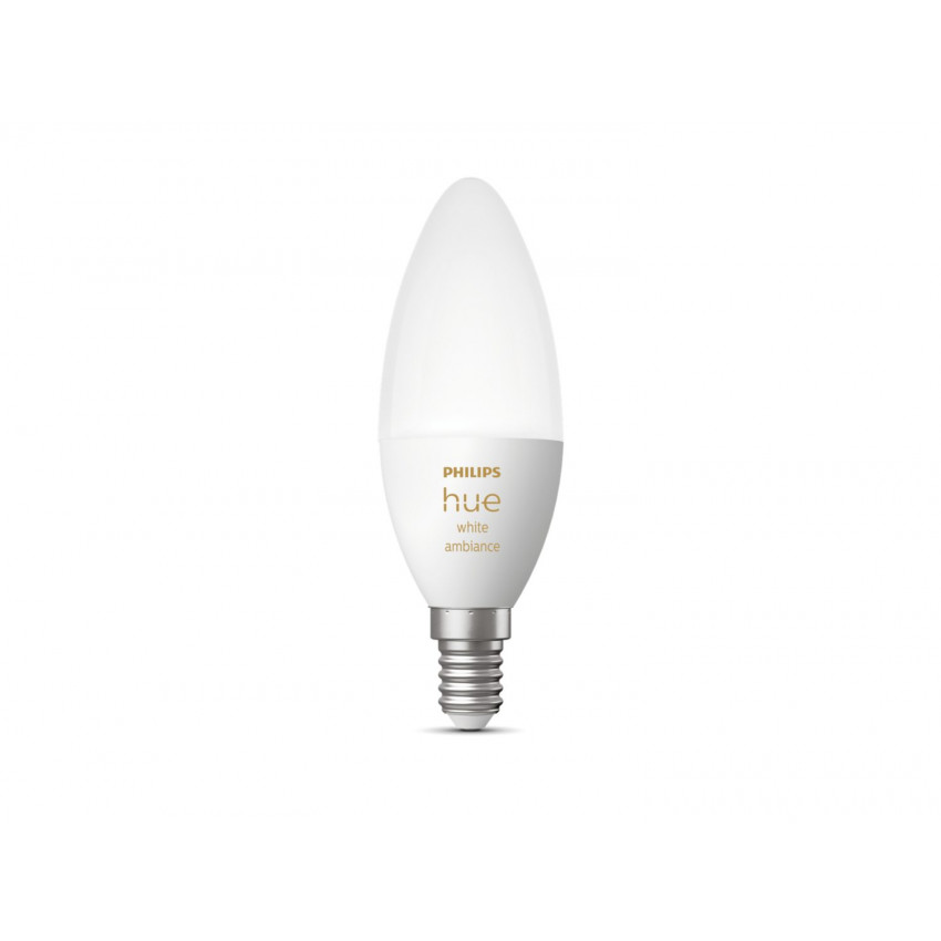 LED-Glühbirne Smart E14 5.2W 470 lm B39PHILIPS Hue White Ambiance