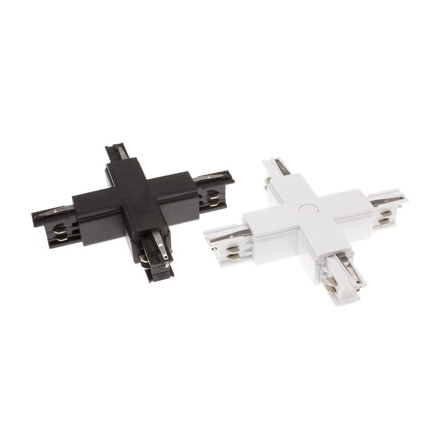 Conector Tipo X para Carril Trifásico 