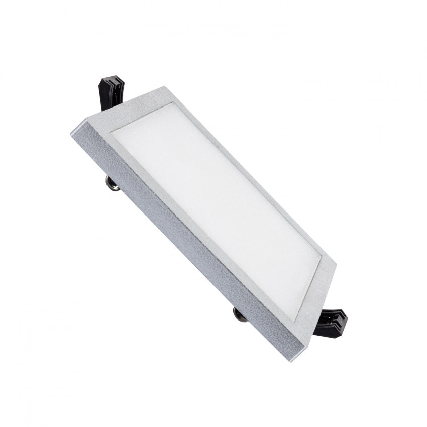 LED-Deckeneinbauleuchte 8W Eckig High Lumen Ausschnitt Ø75 mm LIFUD Silber