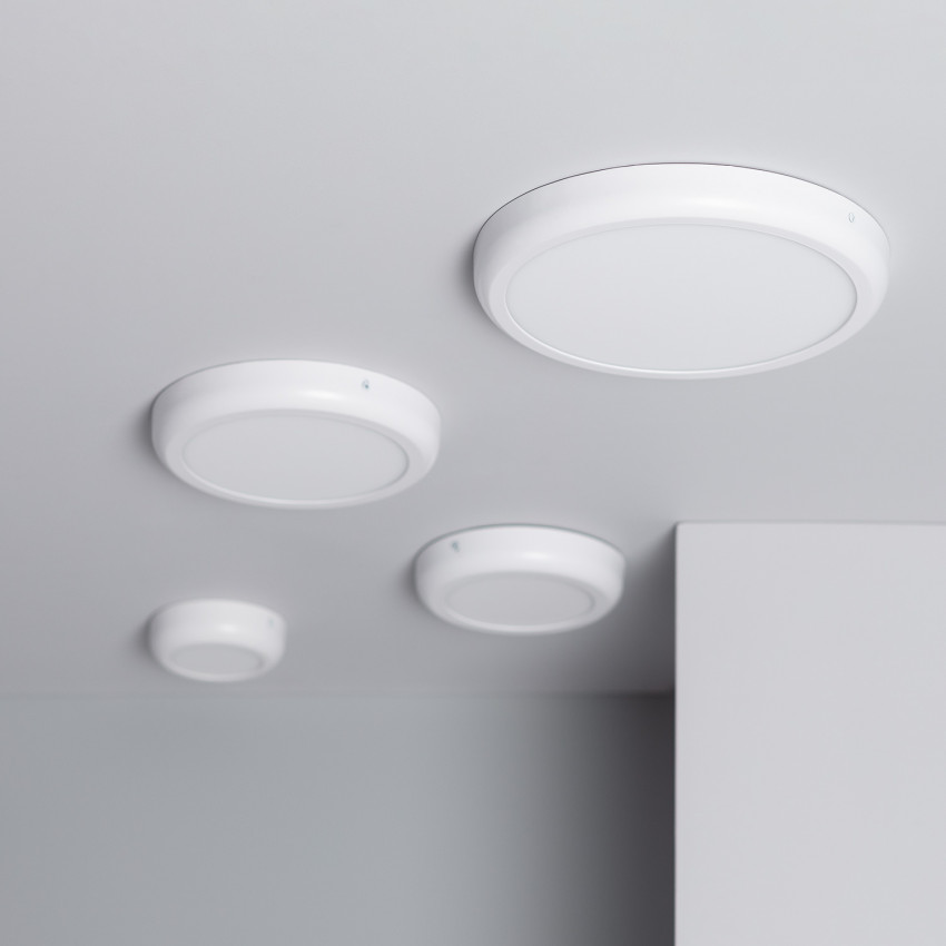 Plafón LED Circular White Design 12W