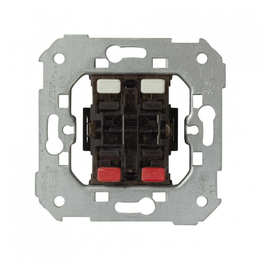 Doppel-Drucktastenschaltermechanismus (2 Eingänge + 2 Ausgänge) SIMON 75 75396