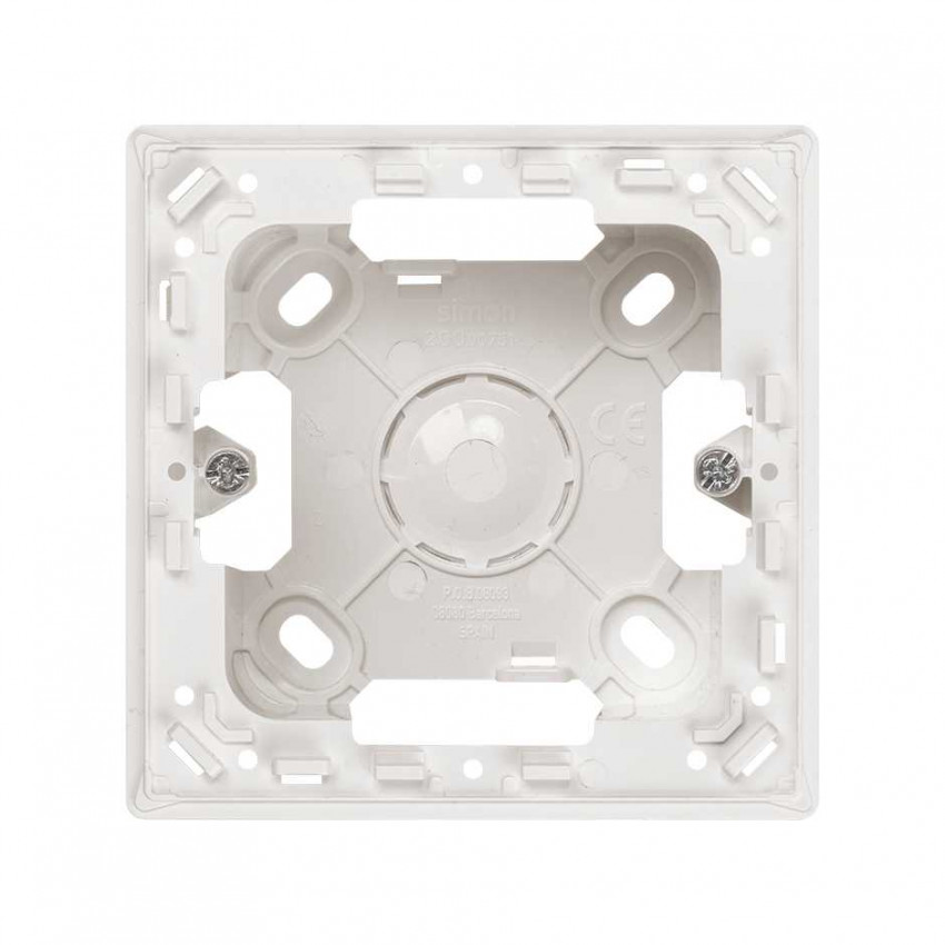 Aufputzdose für 1 Element Weiss SIMON 270 20000751-090