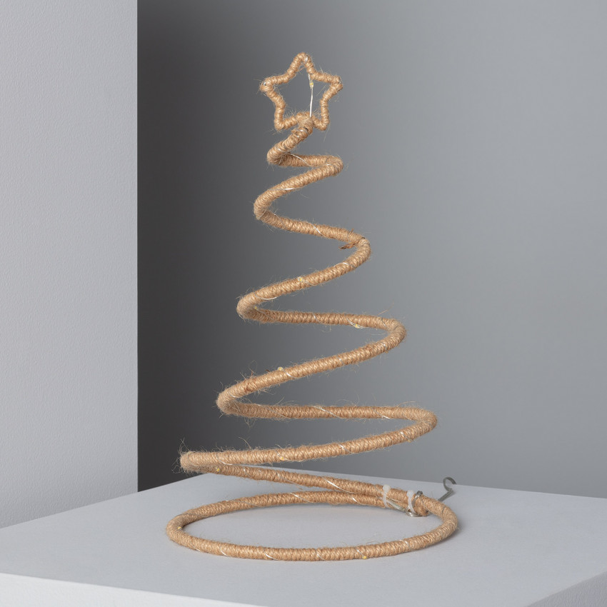 LED-Weihnachtsbaum Seil mit Batterie Spiraly
