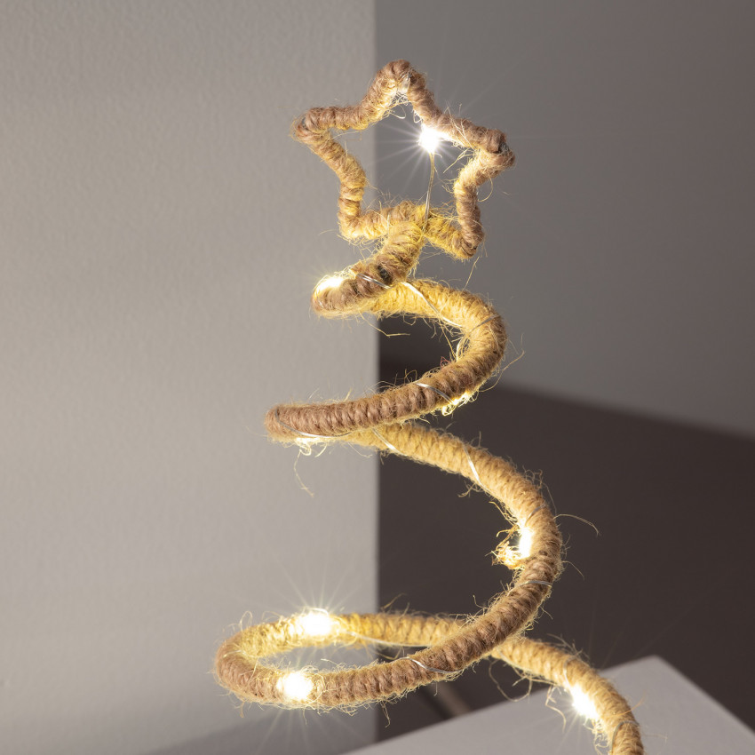 Árbol de Navidad LED Cuerda con Batería Spiraly