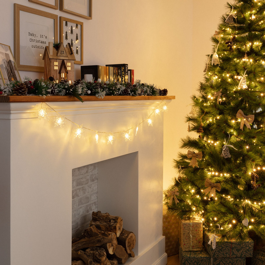 Guirnalda LED con Batería Snowy 1,2 m
