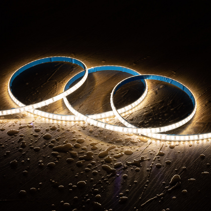 LED-Streifenrolle 220V AC 120 LEDs/m 20m IP67 Breite 9mm Schnitt alle 10cm