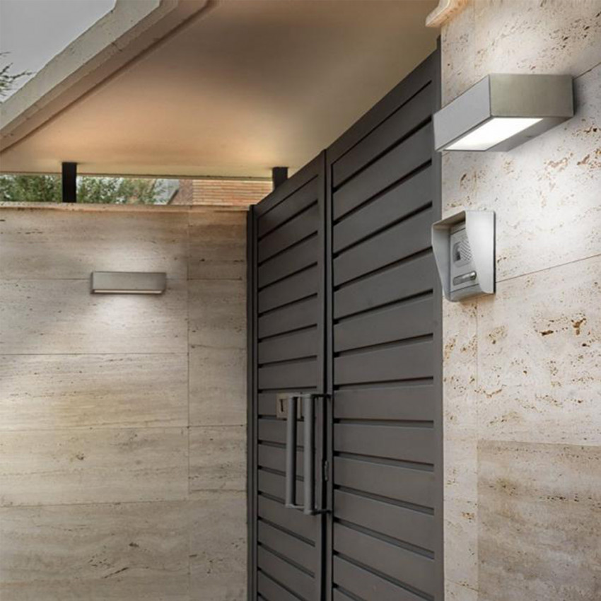 Wandleuchte Nemesis Aluminium E27 LEDSC4 05964934T2 Ledkia