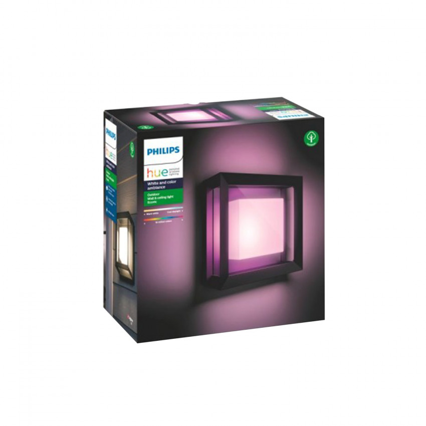 Aplique LED RGBW PHILIPS Hue White Color Econic 15W