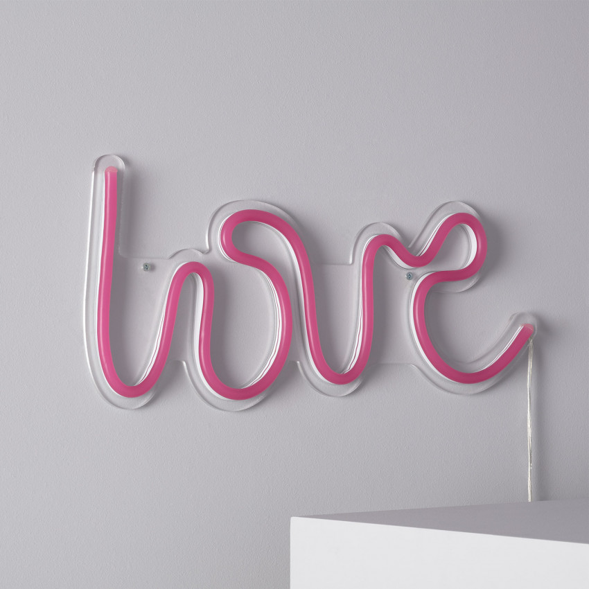 LED-Neonschild "LOVE"