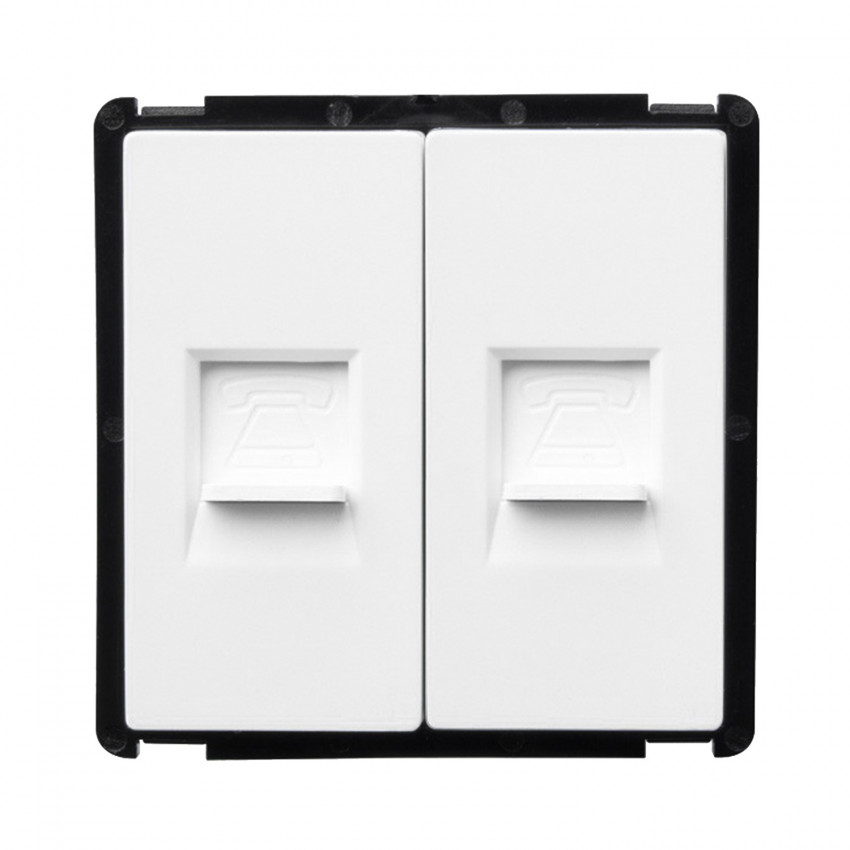 Módulo Toma Doble Teléfono