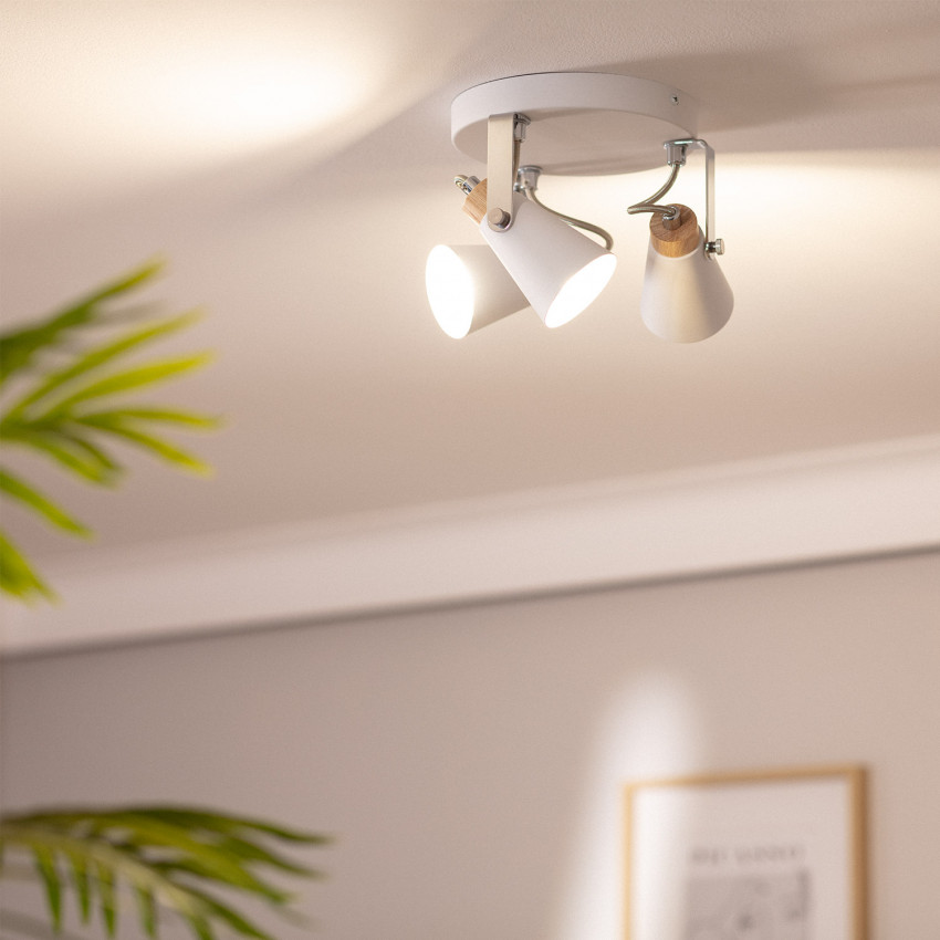 Foco Orientable Mara 3x Blanco