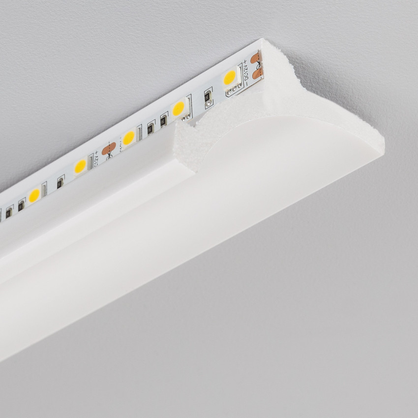 Sockelleiste für LED-Streifen 2m Bogen