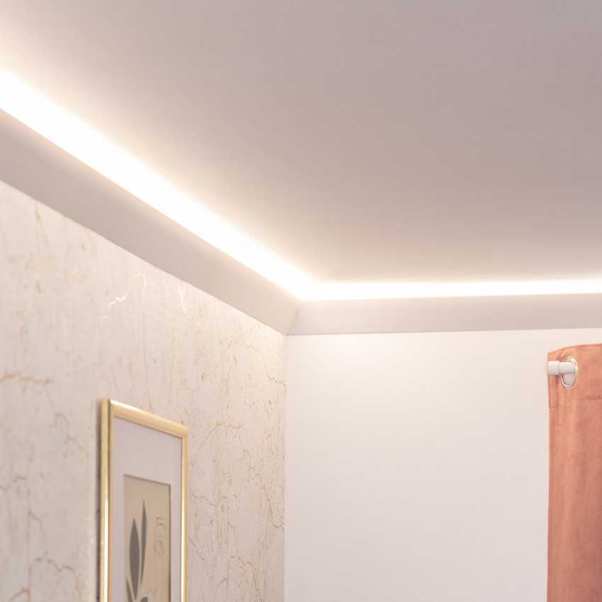 Sockelleiste für LED-Streifen 2m Diagonal Modern