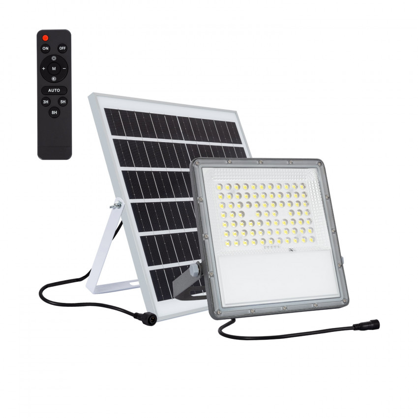 LED-Flutlichtstrahler Solar 15W 100lm/W IP 65 mit Fernbedienung