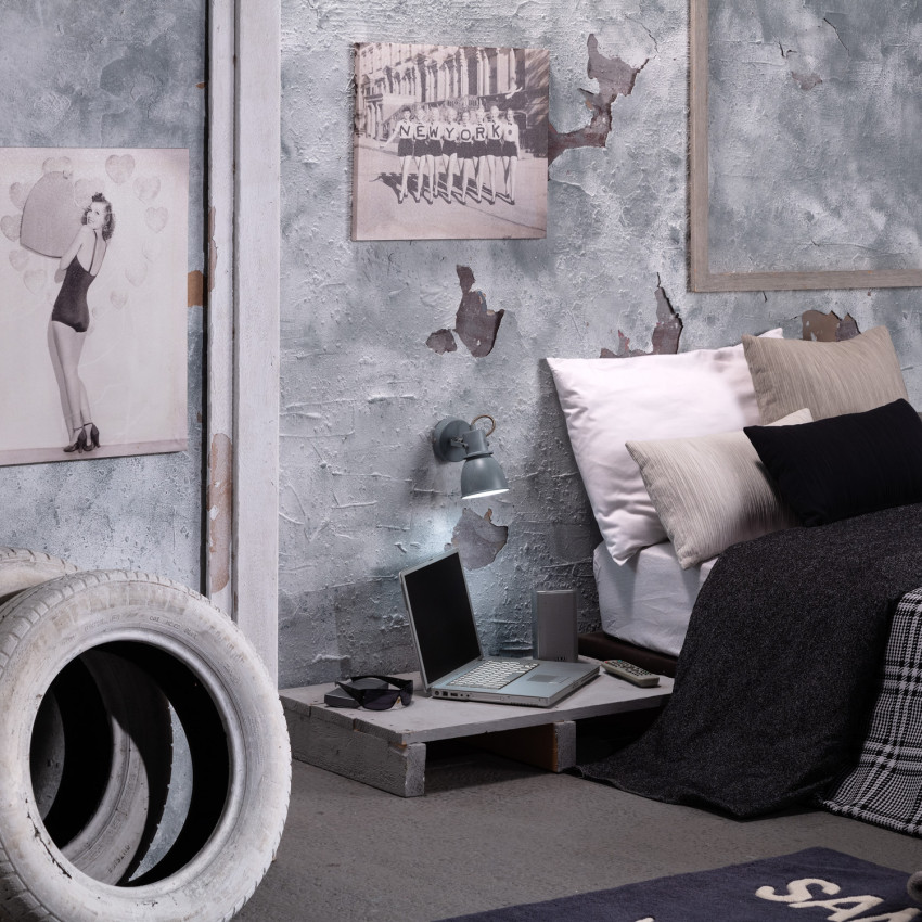 Foco Orientable Emer Gris