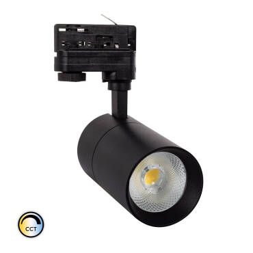 Spot LED New Mallet Dimmable CCT Sélectionnable 20W (UGR 15) pour Rail Monophasé Plusieurs options