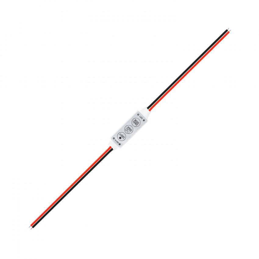 Mini Contrôleur Variateur Ruban LED 12/24V DC Monochrome 