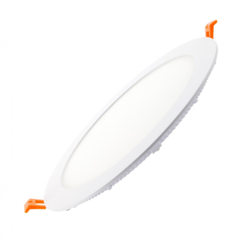 Dalle LED Ronde Extra-Plate 20W Coupe Ø 220 mm