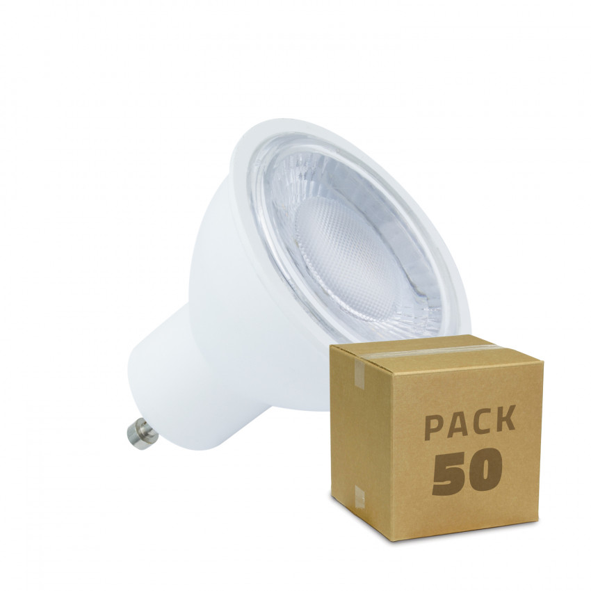 Boîte de 50 Ampoules LED GU10 S11 Dimmable 60º 5W Blanc Chaud