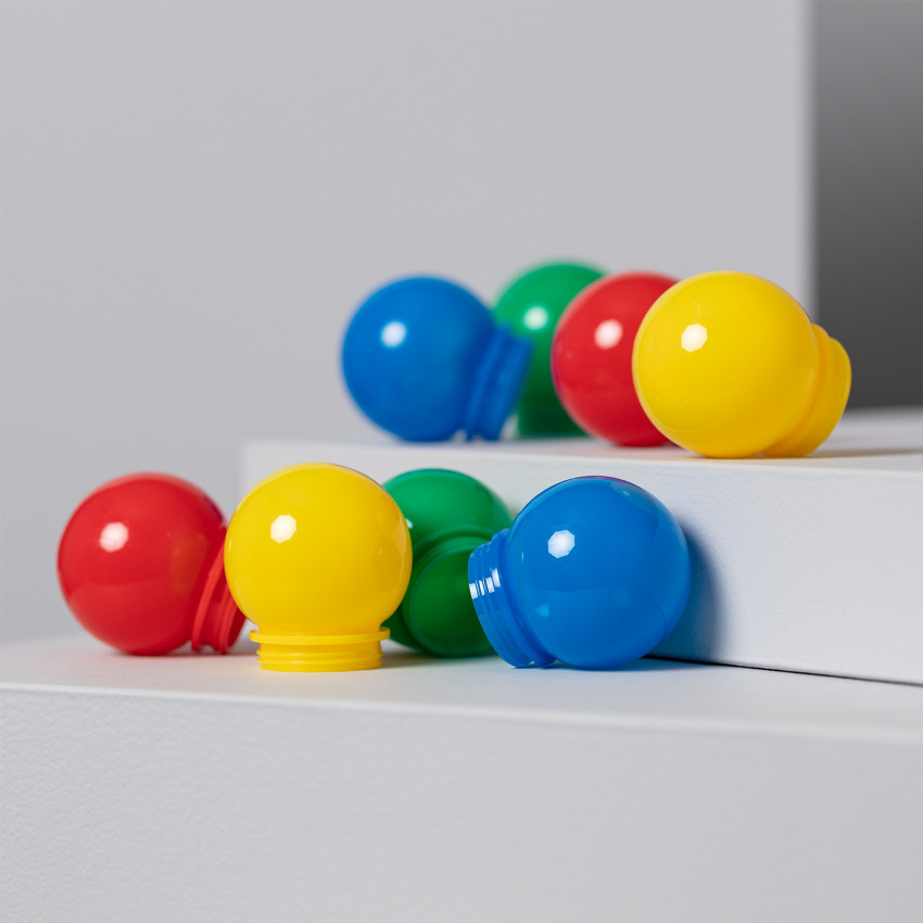 Remplacement Boules pour Guirlande Multicolore 8 Unités 