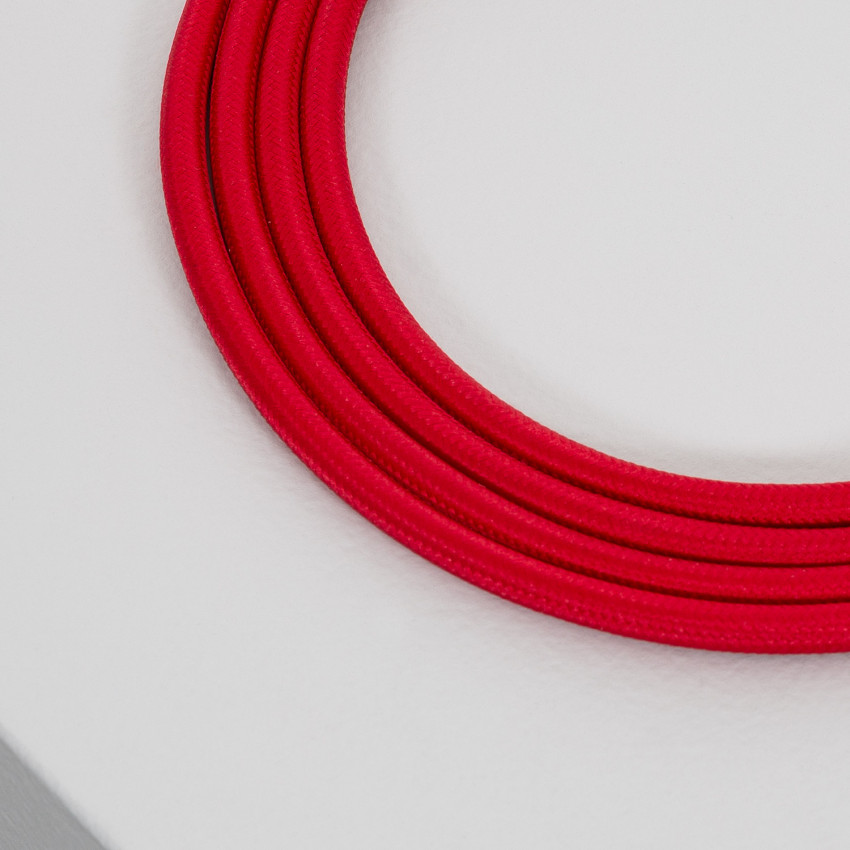 Câble Textile Rouge