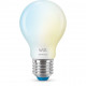 Bombilla LED E27 Smart WiFi+Bluetooth Regulable CCT A60 7W WiZ